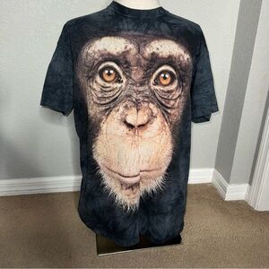 The Mountain Chimpanzee monkey ape gorilla Unisex Tshirt tee large